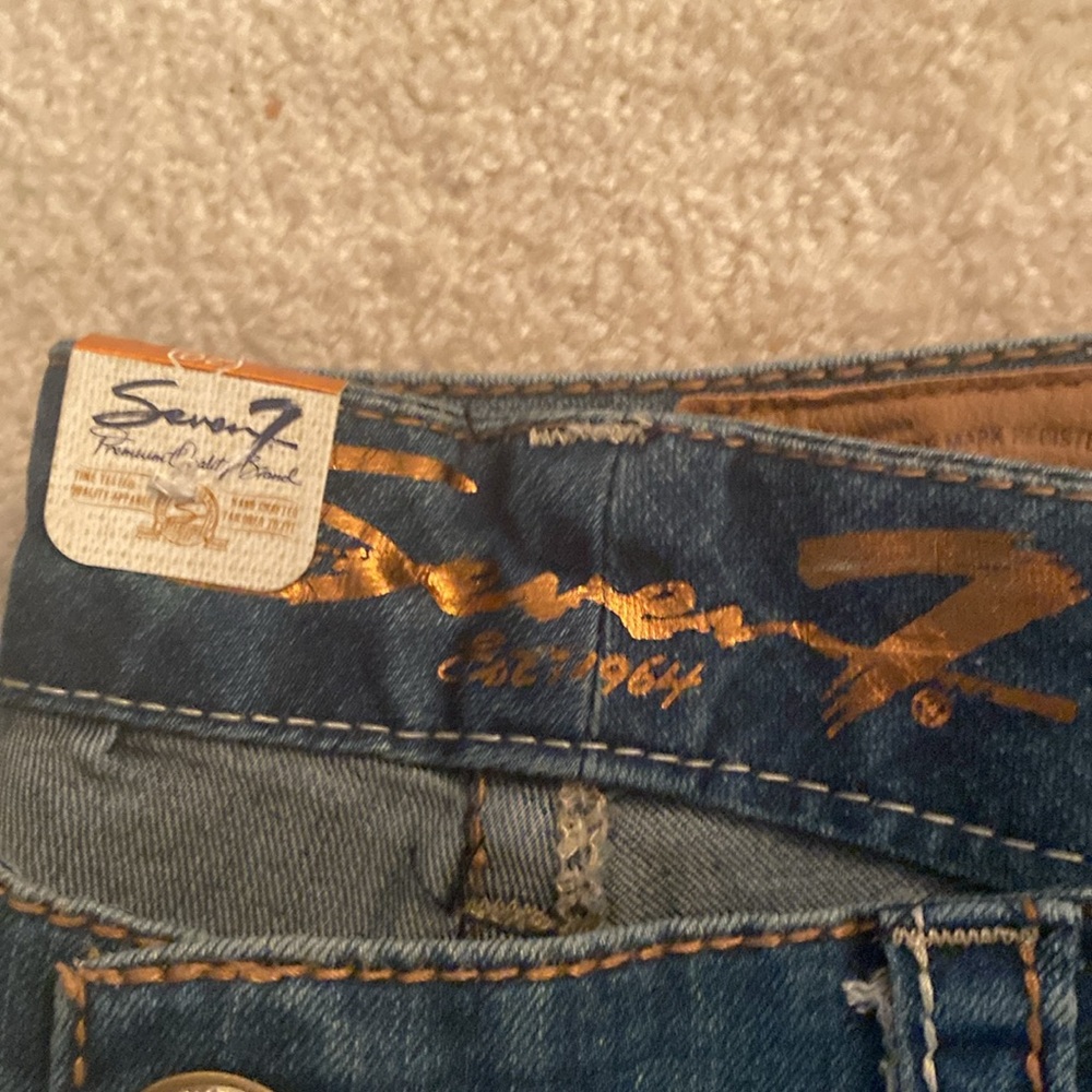 Seven 7 luxe cropped NWT jeans size 20 - Picture 2 of 11